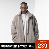 bodydream men and women with lamb velvet padded coat trend Joker loose casual fashion warm cotton-padded jacket