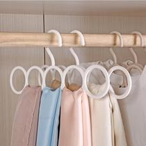 Scarf storage rack silk scarf finishing box scarf rack hanging wall shop scarf adhesive hook hanger storage ring rack