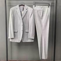 Exciting Wood Giant 3500 Head Special 95 Wool High End Suit Pants Set Men Suit