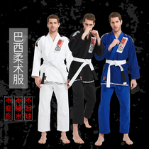 Brazilian Jiujitsu Taoist clothing anti-grinding clothing men and women professional training Jiujitsu clothing BJJ GI Warrior Classic adult style thickening