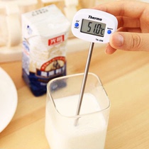  Food liquid electronic thermometer] Measuring water temperature Baby probe Oil temperature Household food meter Baking thermometer