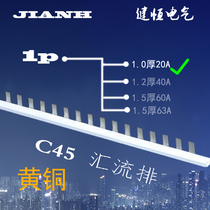 mm bus bar brass c45dz471p circuit breaker 20a1 0*5 wide connection row empty open connection strip