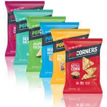 Belgian puff crispy corn chips POPCORNERS plain cheese cheese Sea salt baking snacks potato chips snack