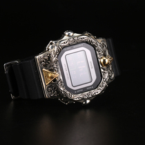  Small bald headsky Casio case replacement small square modification accessories WD5600 B5000 domineering male customization