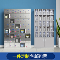 Stainless steel staff Dogle locker sub restaurant dinner plate cabinet with lock factory water cup cabinet canteen sideboard cupboard