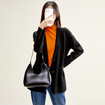 Rong Mei (ZZ0911089) unexpectedly thin suit version machine washable wool knitted jacket