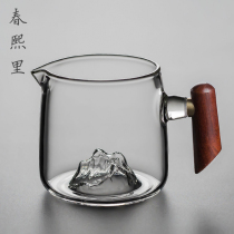 Chunxi Iceberg Japanese handmade side handmade heat-resistant glass Road Cup Tea Tea Tea Tea Cup pouring device