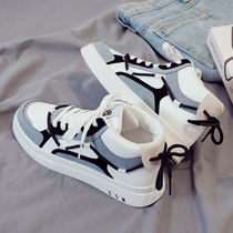 2022 Summer New High Help Canvas Tide Shoes Trend Mens Shoes Han Edition 100 Hitch Casual Sports Board Shoes Little White Cloth Shoes