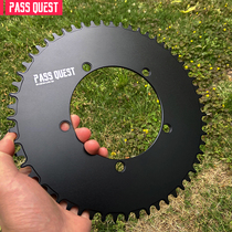 PASS QUEST 130BCD five-claw road car single disc positive and negative tooth closed disc disc oval disc