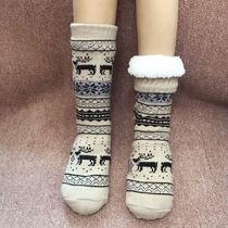 Warm feet sock cover the foot artifact warm socks Children sleep socks for winter bed home sleep socks