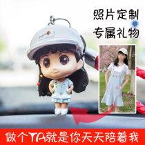 Photos Custom Diy Artisanal Creative Key Button Car Pendant Delivery Couple Nets Red Girlfriends Cute Birthday Gifts