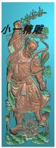 Fire god Wang Lingguan Daoism Divine Fairy Protection Pharosi Bone Sculptures Carved Wood Carved Jade Sculpture Jade Carved grayscale Grey Plot Finely Carved and embossed