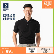 Decathlon Breakthrough Polo shirt New Summer Casual Business Comfort Touch Touch Sleeve T-shirt Short Sleeve T-shirt Men IVE2