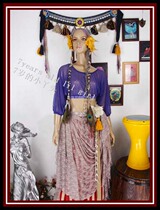 Belly dance practice suit suit loose original brand Taiwan water yarn bat sleeve top BF40