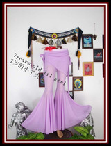 7yearsoldlilgirl original belly dance Taiwan water yarn small fart curtain round mouth flared pants hot sale CN22