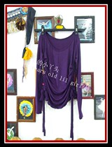 Belly dance 2019 autumn and winter New listing modal people Cotton British draw wrinkle long sleeve top H122