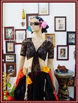 Belly dance short sleeve Korean lace 5-piece sleeve top brand design DH13