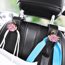 Car Seat Back Hook Creative Temperament Vehicle Multifunction Rear Row Hook Car Interior Decoration Items Big Full Woman