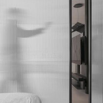 Changhong glass film transparent opaque art striped sand decoration explosion-proof film sliding door bathroom anti-peep sticker
