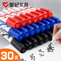 Hobby whiteboard pen erasable Teachers childrens non-toxic washable water-based large-head marker black red blackboard pen erasable thick-head thin-head drawing board pen Day shift pen erasable pen with erasable head