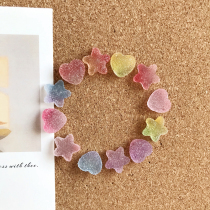 Set of 12 simulation love five-pointed star fudge cork nails Felt plate cork board photo wall decorative pushpins