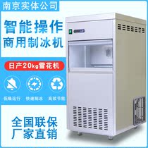 Commercial snowflake ice maker 20-500kg large capacity ice crusher automatic ice pelletizer seafood ice maker