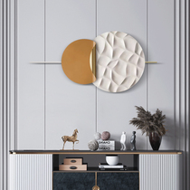 Modern light luxury metal wall decoration restaurant background wall three-dimensional hanging decoration creative bedroom model room wall decoration pendant