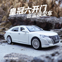 1:24 Crown car alloy car model simulation metal car model pendulum sound and light return car boy toy car