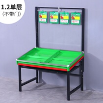 Supermarket vegetable and fruit shelves thickened vegetable and fruit store shelves fruit and vegetable racks high-end vegetable and fruit display shelves