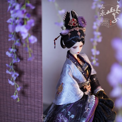 taobao agent Ziyouge [Zi-Ink Sechu Chun] Pre-sale women's BJD doll ancient style baby clothes three-pointers
