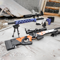 Jethawm sniper grab throwing shell Soft Bullet Gun MSR hand pull bolt childrens toy gun adult simulation chicken gun model