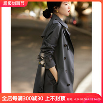 Laughing in the classic Heben Windcoat female Spring and Autumn New FYC 464321AG
