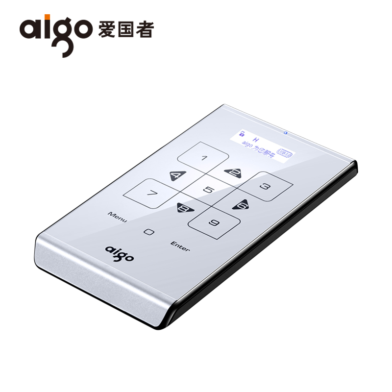Aigo Patriot Business Mobile Hard Disk 1T Encrypted Mobile Hard Disk USB3.0 High Speed Mobile Hard Disk M21
