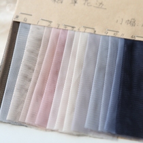11 8 yuan one yard non-curled soft solid color mesh fabric width 160CM