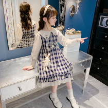 Loretta Girls Spring Dress Dress Dress Dress 2022 New Spring Autumn Trendy Suit Dress Child Princess Dress