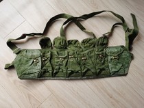 70 s public hair old stock 63 bullet bag 63 type horizontal version tactical vest collection nostalgic Green chest hanging