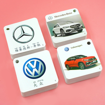 Car logo card complete wall chart brand awareness car logo toy card recognition map recognition car logo children