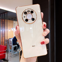 Solid color plating Huawei mate40 high texture light luxury phone case mate40pro Net red ins Wind mate40e camera all-inclusive drop-proof simple soft shell new m40 ultra-thin