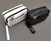 Korean ANEW golf handbag fashion trend rivet storage bag Hand bag men and women trendy brand handbag