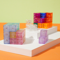 Magnetic Rubiks cube Ruban Soma Cube Cube building blocks block magnet Childrens educational toys 3-6 years old