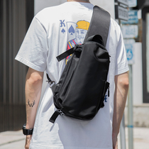 Tide brand new mens chest bag leisure shoulder shoulder bag fashion simple diagonal backpack travel sports messenger bag men