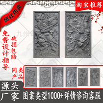 Chinese style relief Door God Chinese decoration door god town house brick carving painted courtyard courtyard door decoration door god pendant