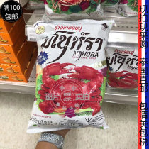 Thailand direct mail imported puffed food 7-11Manora instant fried crab slices 85g filled with 100