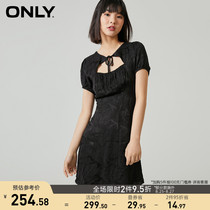  ONLY2021 autumn new sweet fairy design sense slim slim floral dress female)121107139