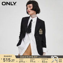  ONLY2021 autumn new fashion casual college style fake pocket long-sleeved suit female) 121308007