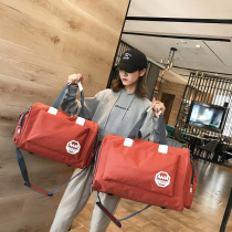 Hong Kong Travel Bag Women Short Haul Large Capacity Sports Travel Fitness Bag Handy for Travelling Luggage Bags