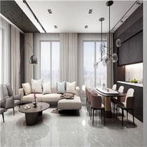 Mona Lisa high-end series Rome Grand Stone Generation New Take Iron Gray 900 * 900 Thongbody Marble Tiles