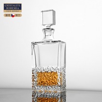 Czech BOHEMIA original imported whiskey glass glass wine bottle foreign wine high-end light luxury wine