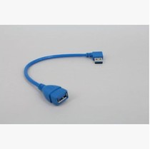 USB 3 0 extension line positive and negative right corner left bend USB3 0 male spinner elbow line 90 °