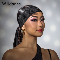 WJJdance Latin Dance Hair with flower head Accessories Hair Rope Strap Accessories National Mark of Friendship Dance W22E13